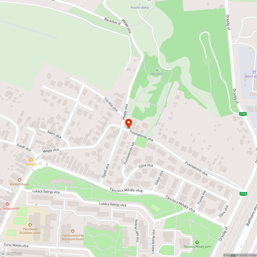 Hiányzó lámpatest bejelentés helye