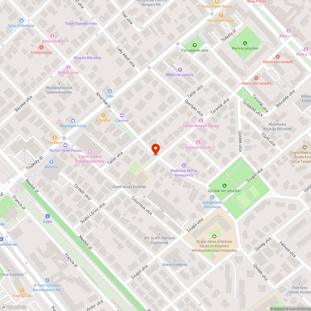 Fatörzs bejelentés helye