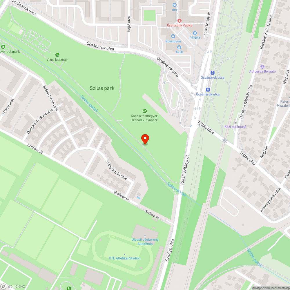 Kidőlt fa bejelentés helye