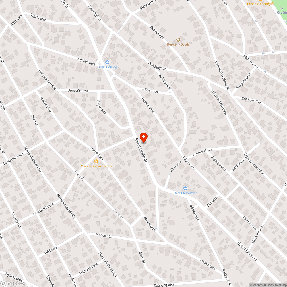 Gondatlanságból elkövetett faölés bejelentés helye