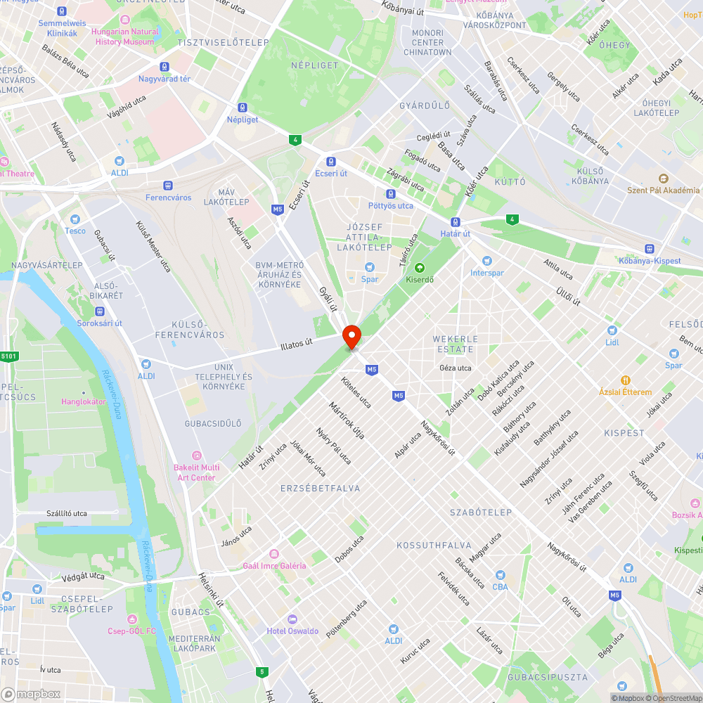 Illegális szemétlerakás n+1 bejelentés helye