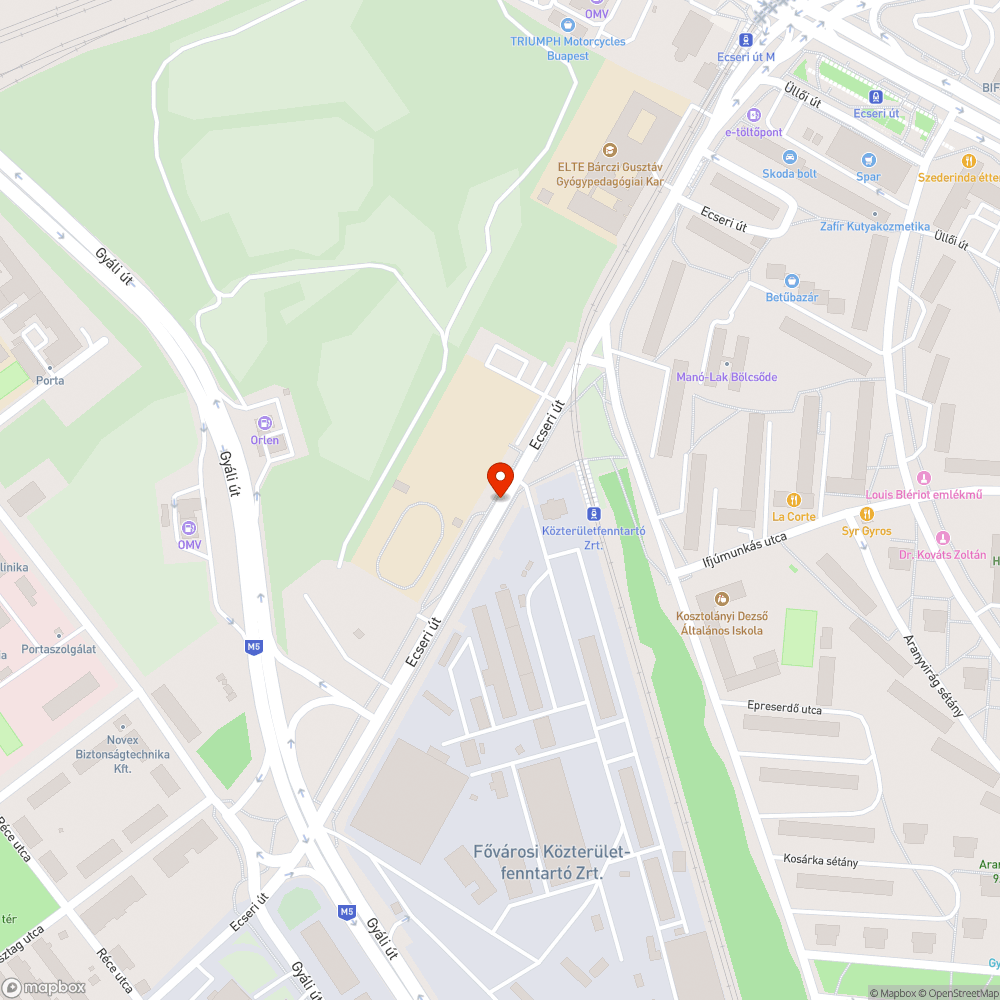 Leesett szemetes bejelentés helye