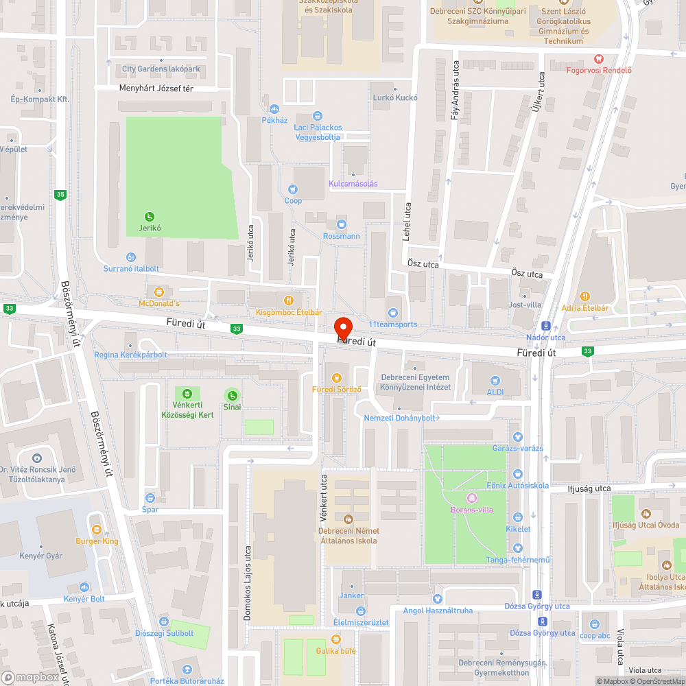 Kiszáradt facsemeték bejelentés helye