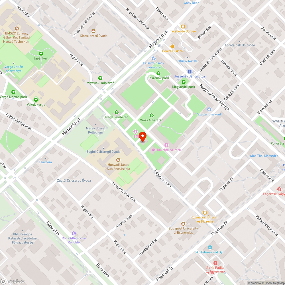 Eldugult víznyelő bejelentés helye