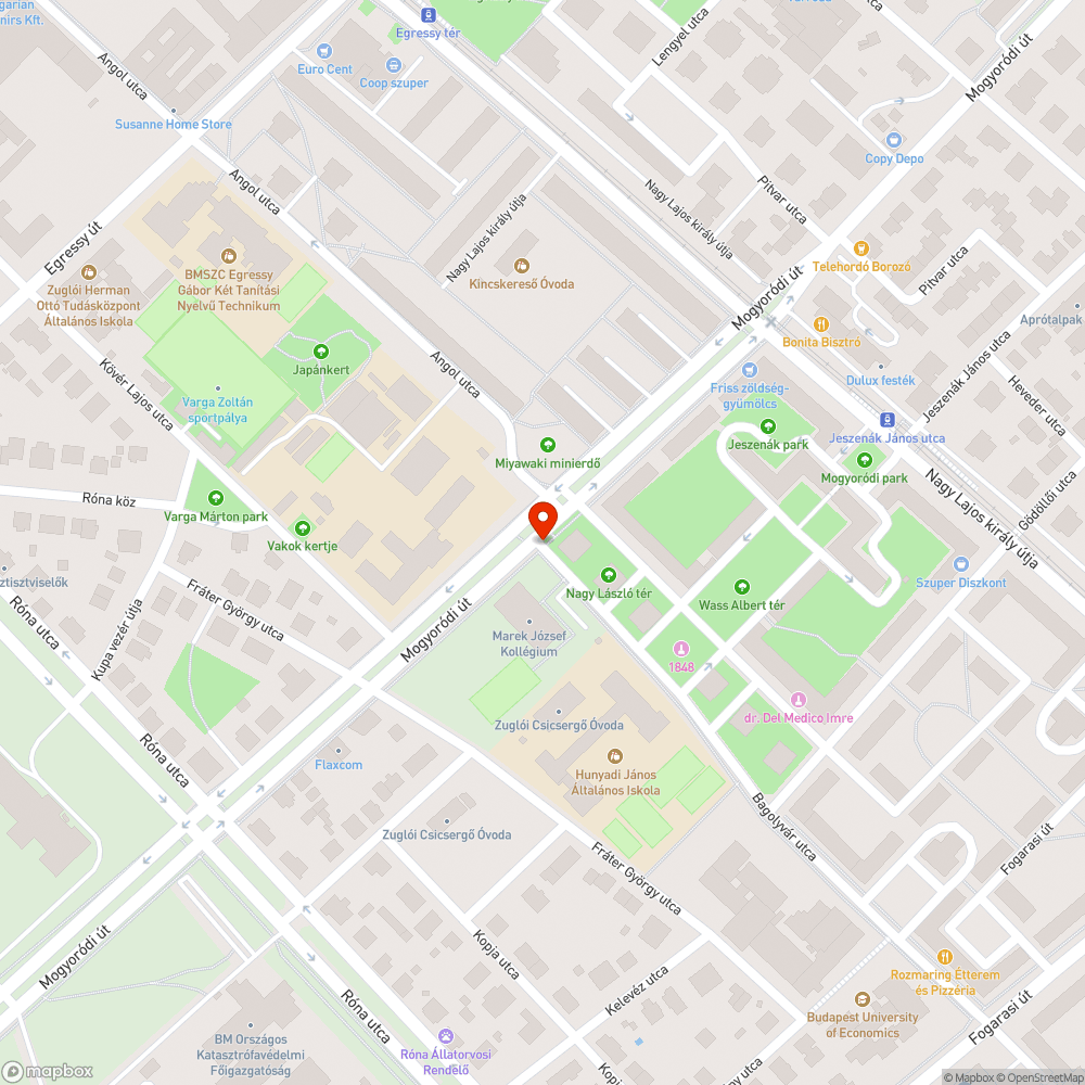 Eldugult víznyelők bejelentés helye