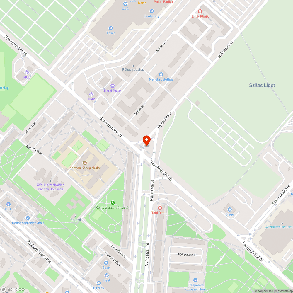 Kidőlt zászlórúd bejelentés helye