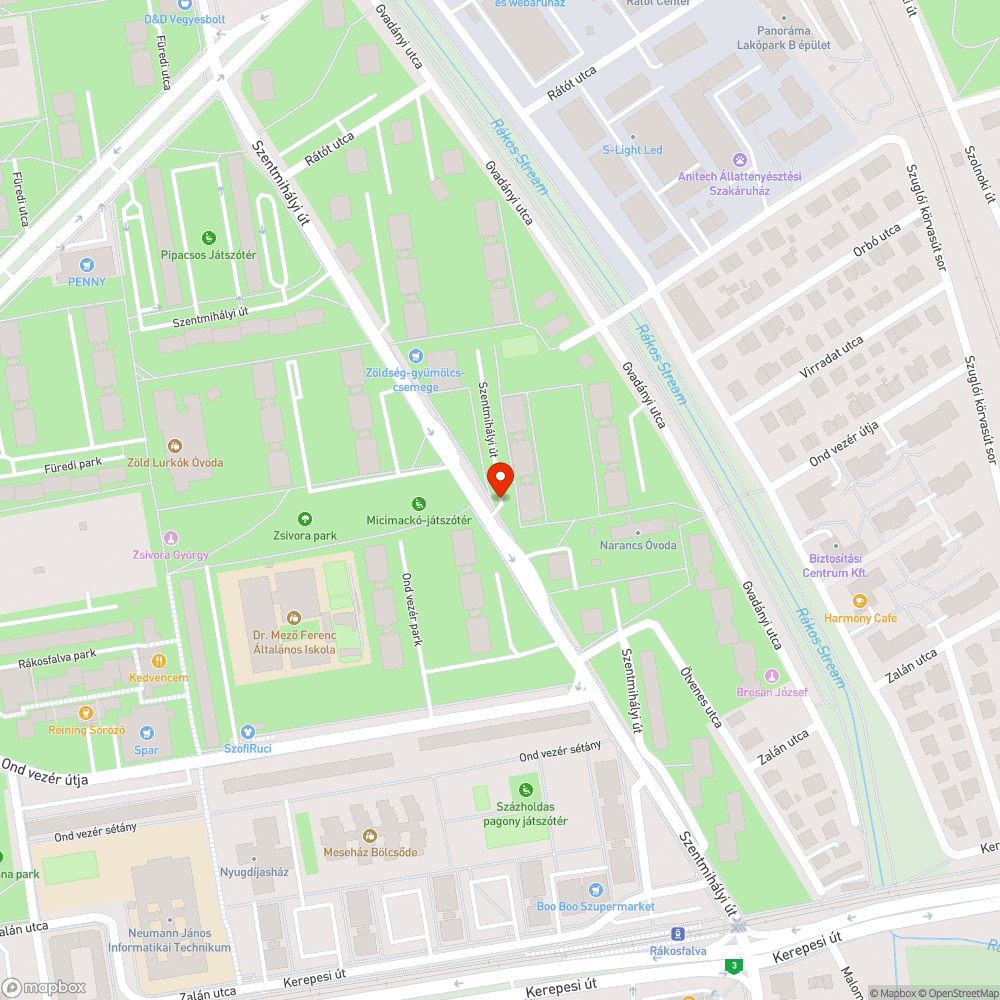 Táblára lógó ágak bejelentés helye