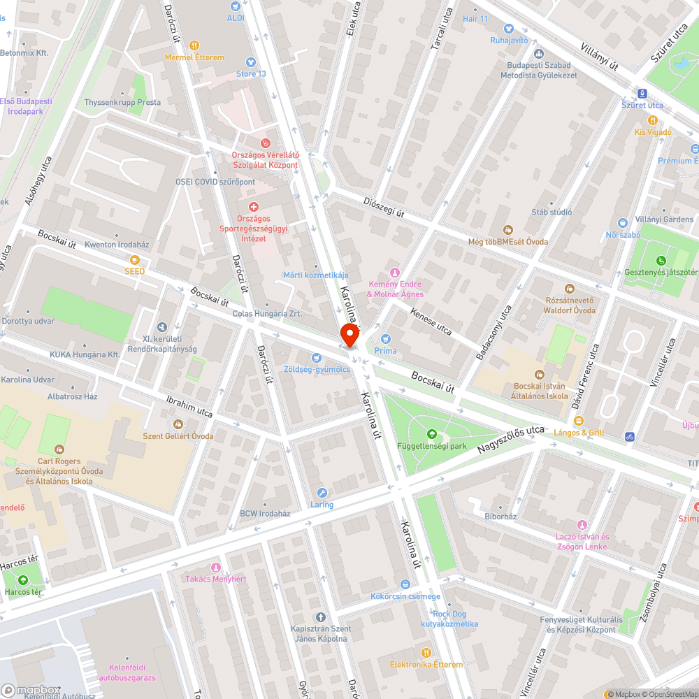 Nem működő gyalogos jelzőlámpa bejelentés helye