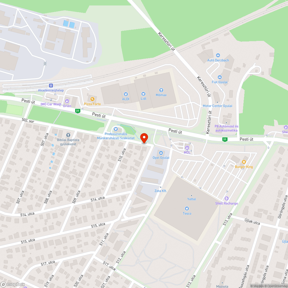 Halott fák bejelentés helye