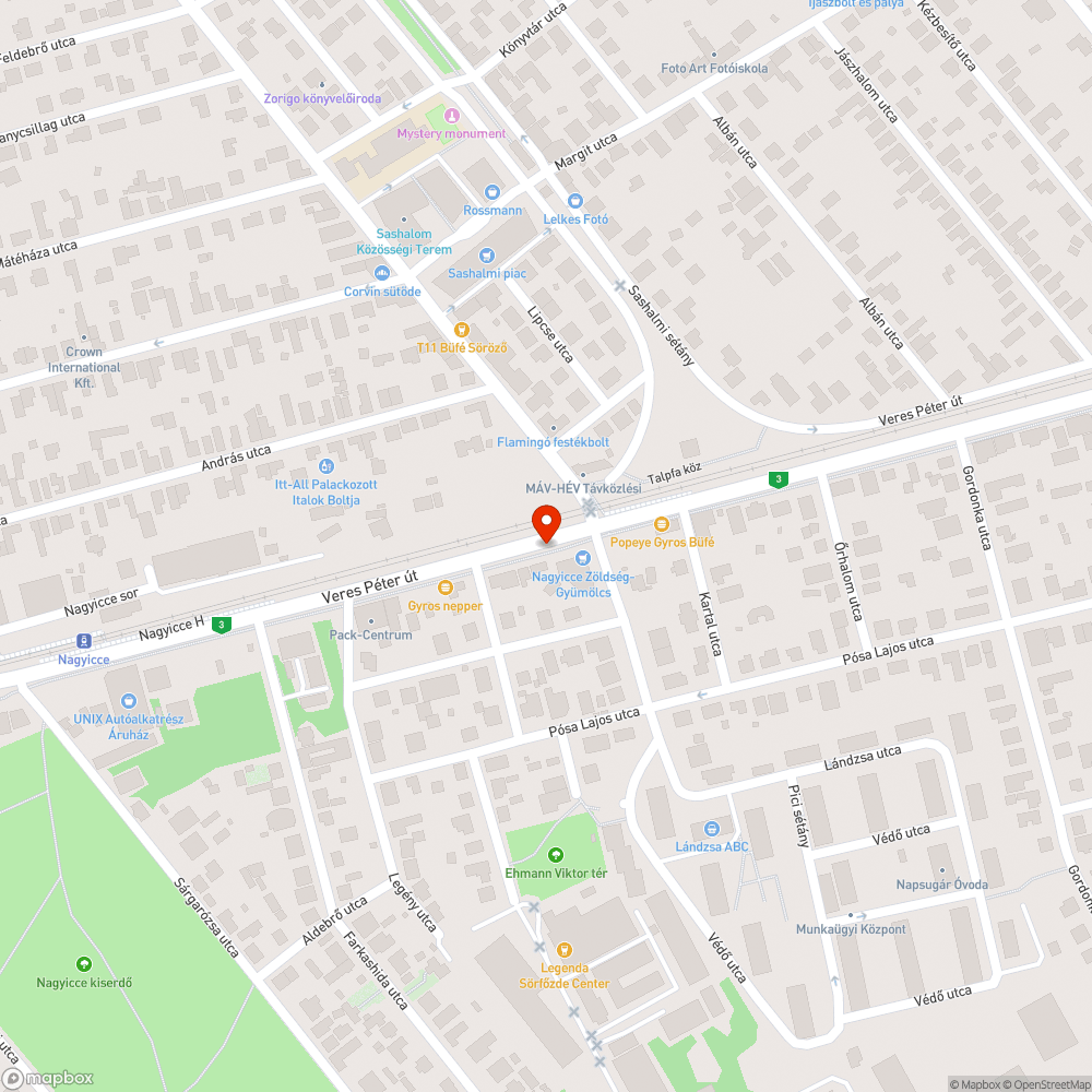 Halott fa bejelentés helye