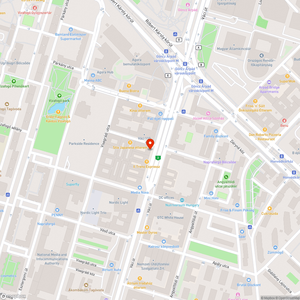 Elhagyott rendszám nélküli Mercedes bejelentés helye