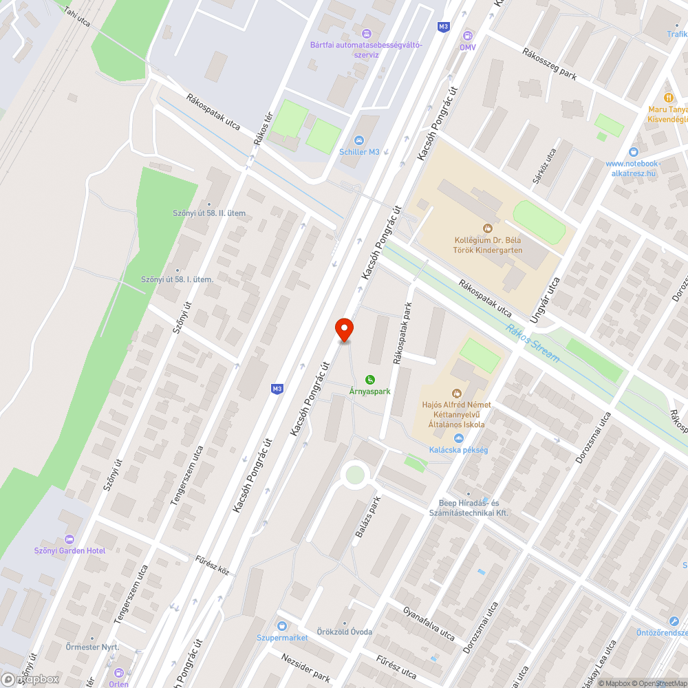 Halott fák bejelentés helye