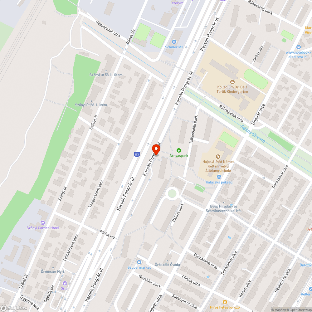 Halott bokor bejelentés helye