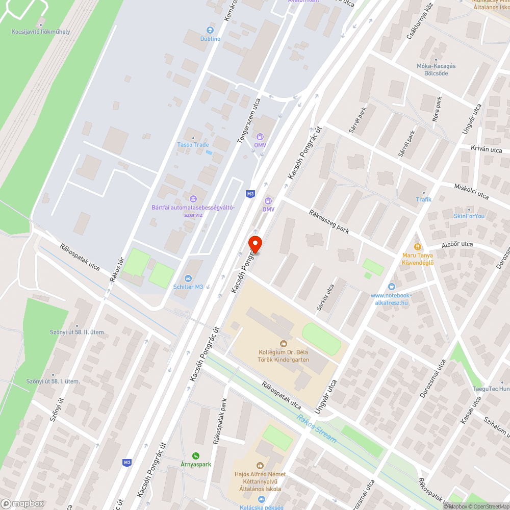 Halott fa bejelentés helye