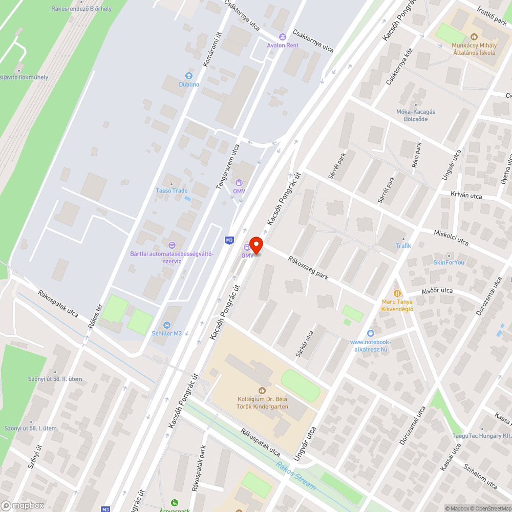 Halott fa bejelentés helye