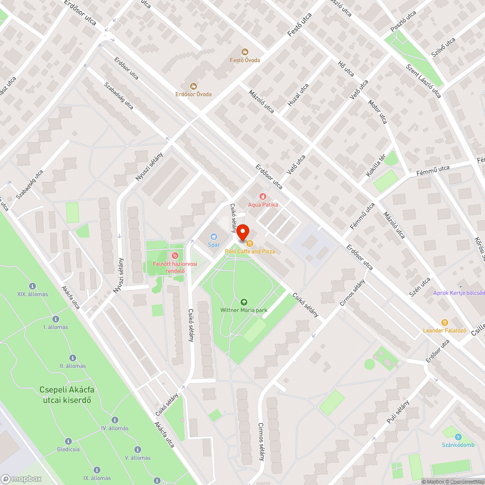 Megsüllyedt csapszekrény bejelentés helye