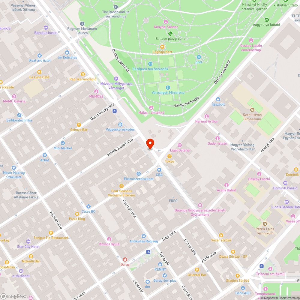 Szivárgó tűzcsap bejelentés helye