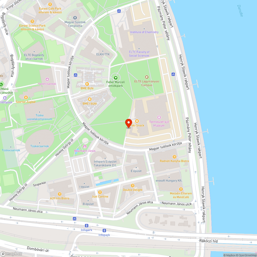 ELTE padok bejelentés helye