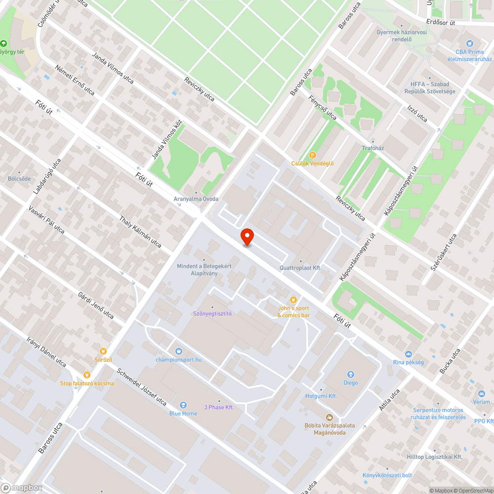 Halott fa bejelentés helye