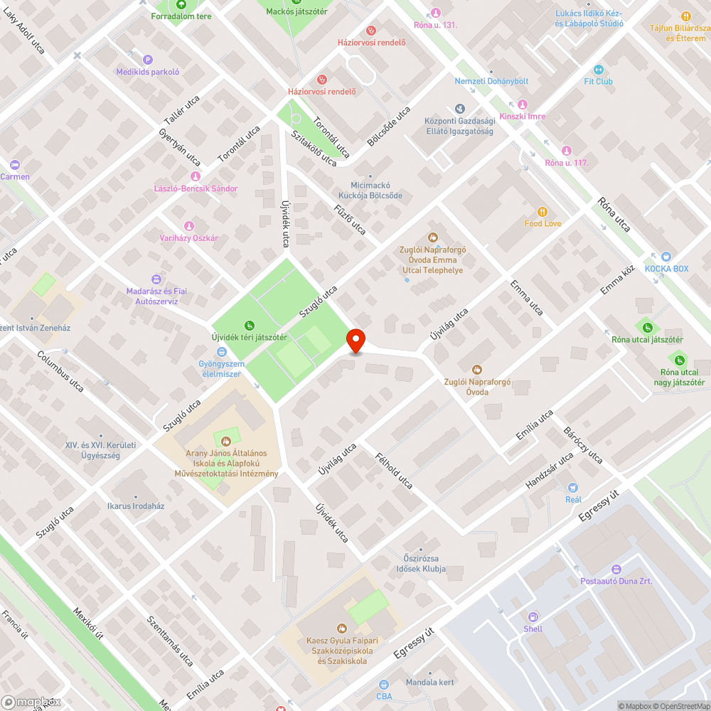 Bokorra dobott szemét bejelentés helye