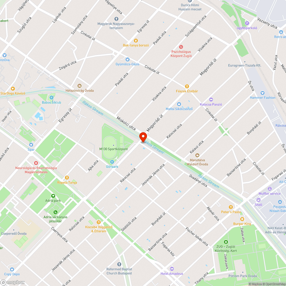 Elromlott/megrongált kerékpáros lámpa bejelentés helye