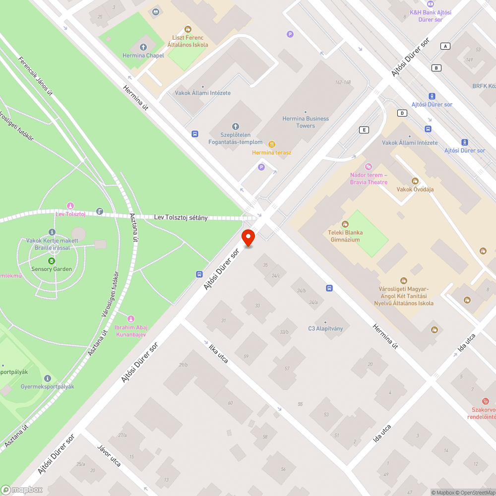 Eldugult csatornalefolyó bejelentés helye