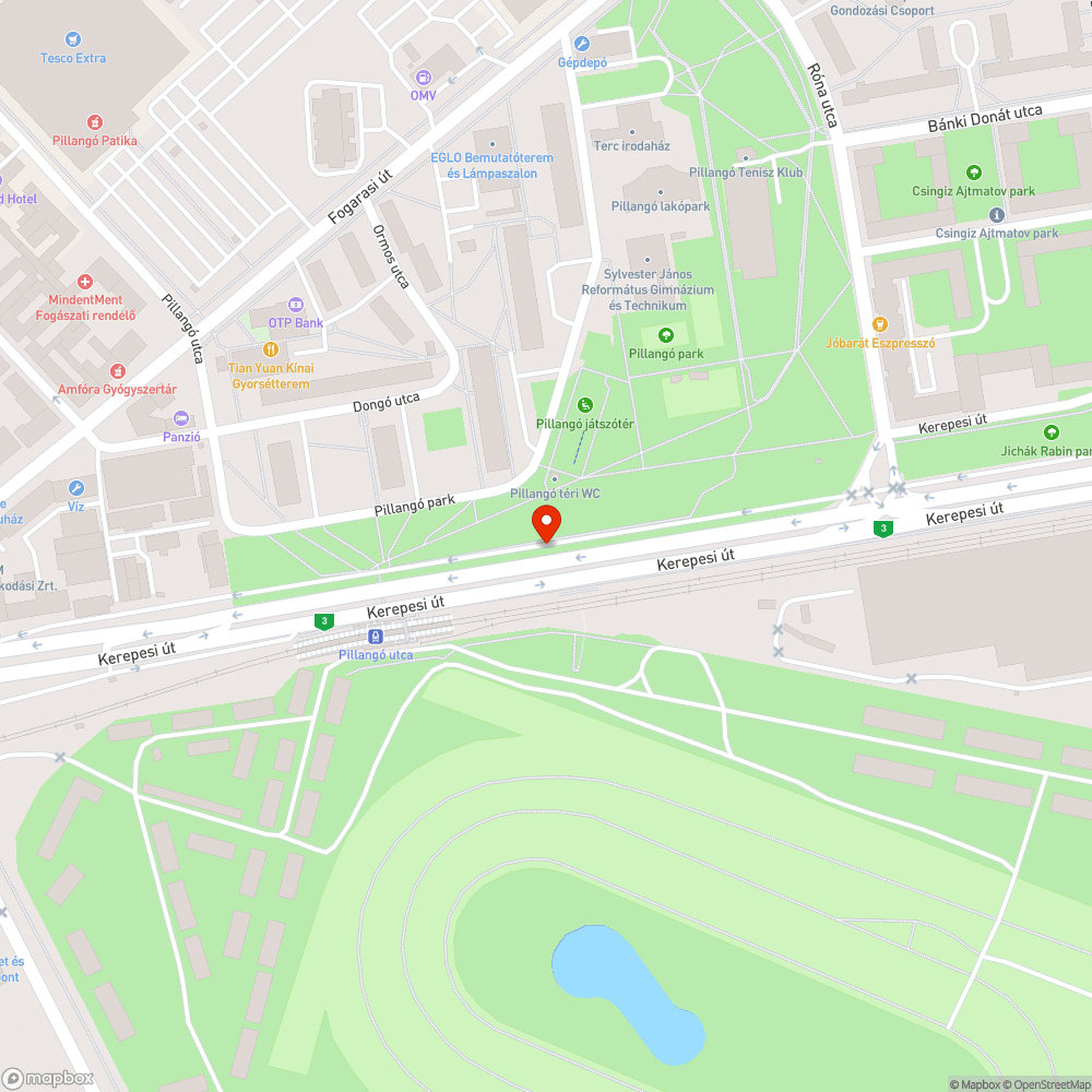 Sötét lámpa bejelentés helye