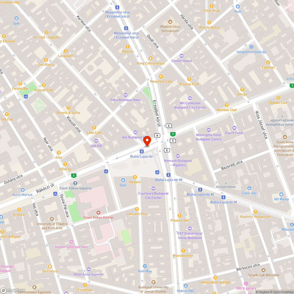 956-os éjszakai járat NEM ELSŐ AJTÓS bejelentés helye