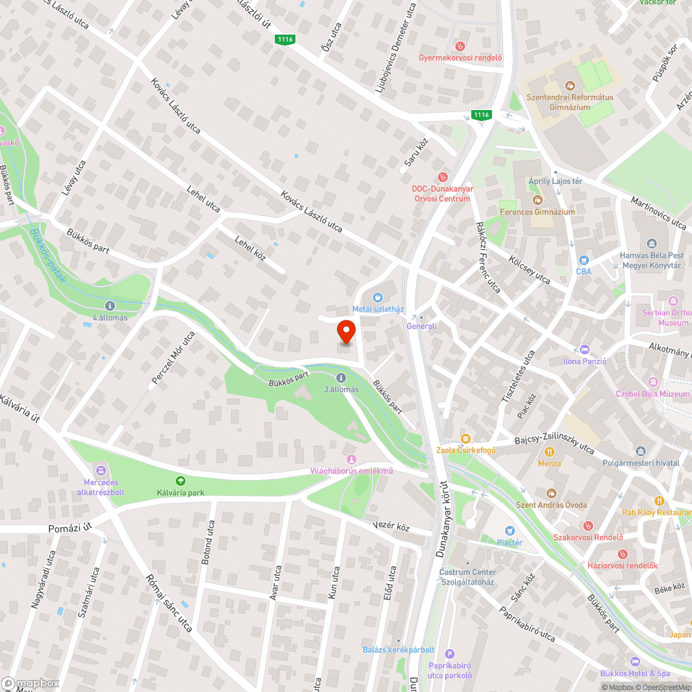 Virágláda javitás bejelentés helye