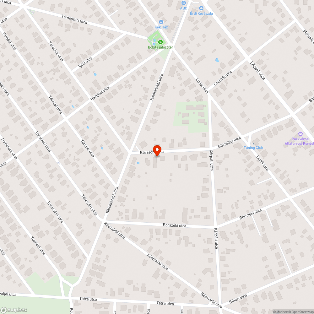 Elmosott földút bejelentés helye