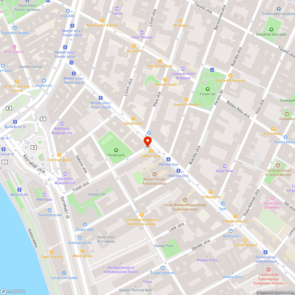 Kiszaradt fa bejelentés helye