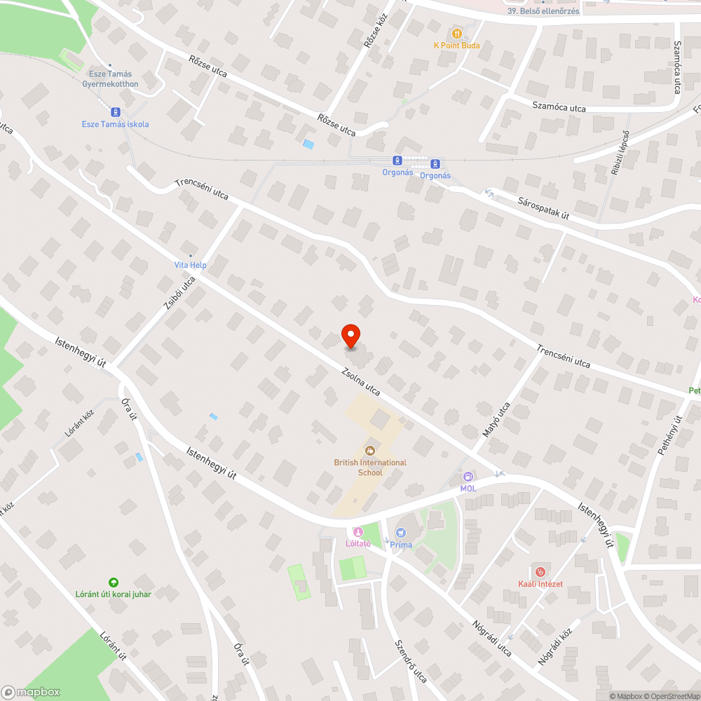 Elhagyott kisbusz bejelentés helye