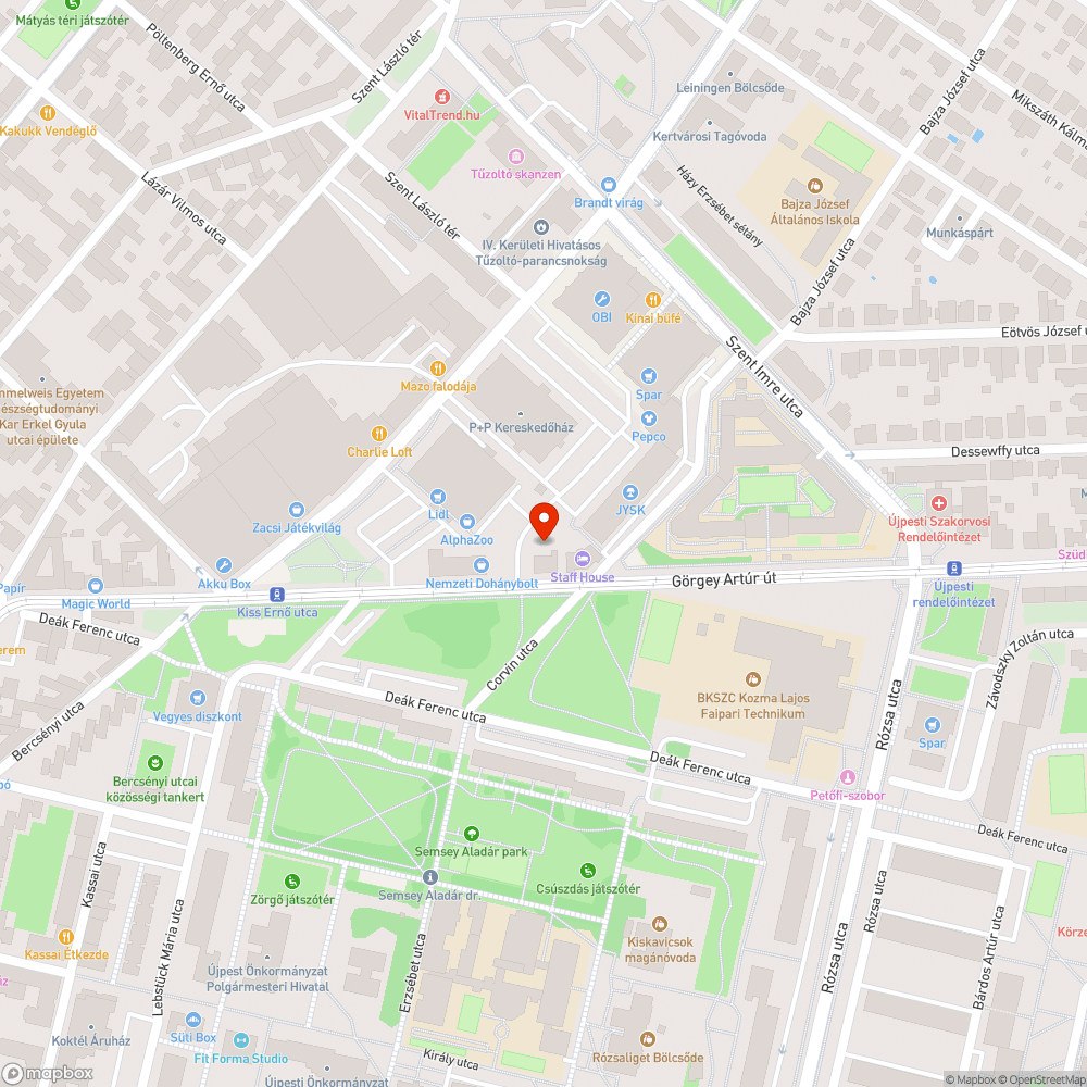 Balesetveszélyes ház bejelentés helye