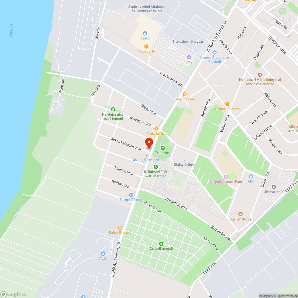 Útra belógó növényzet bejelentés helye