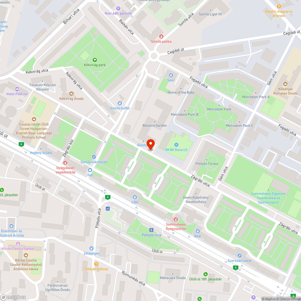 Kátyú 1107 Zágrábi utca 9. szám előtt az úttesten bejelentés helye