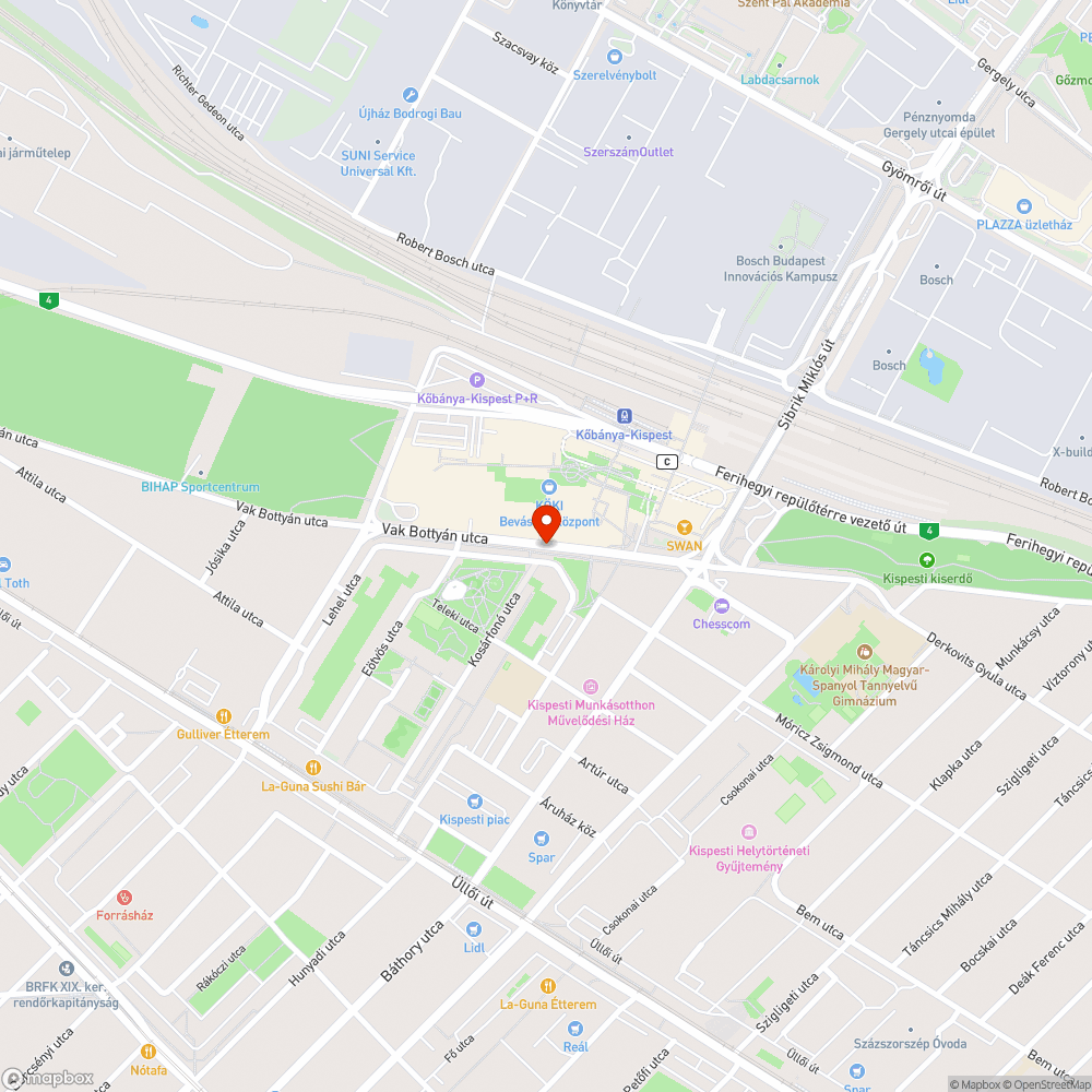 Félig kidőlt kerítés bejelentés helye