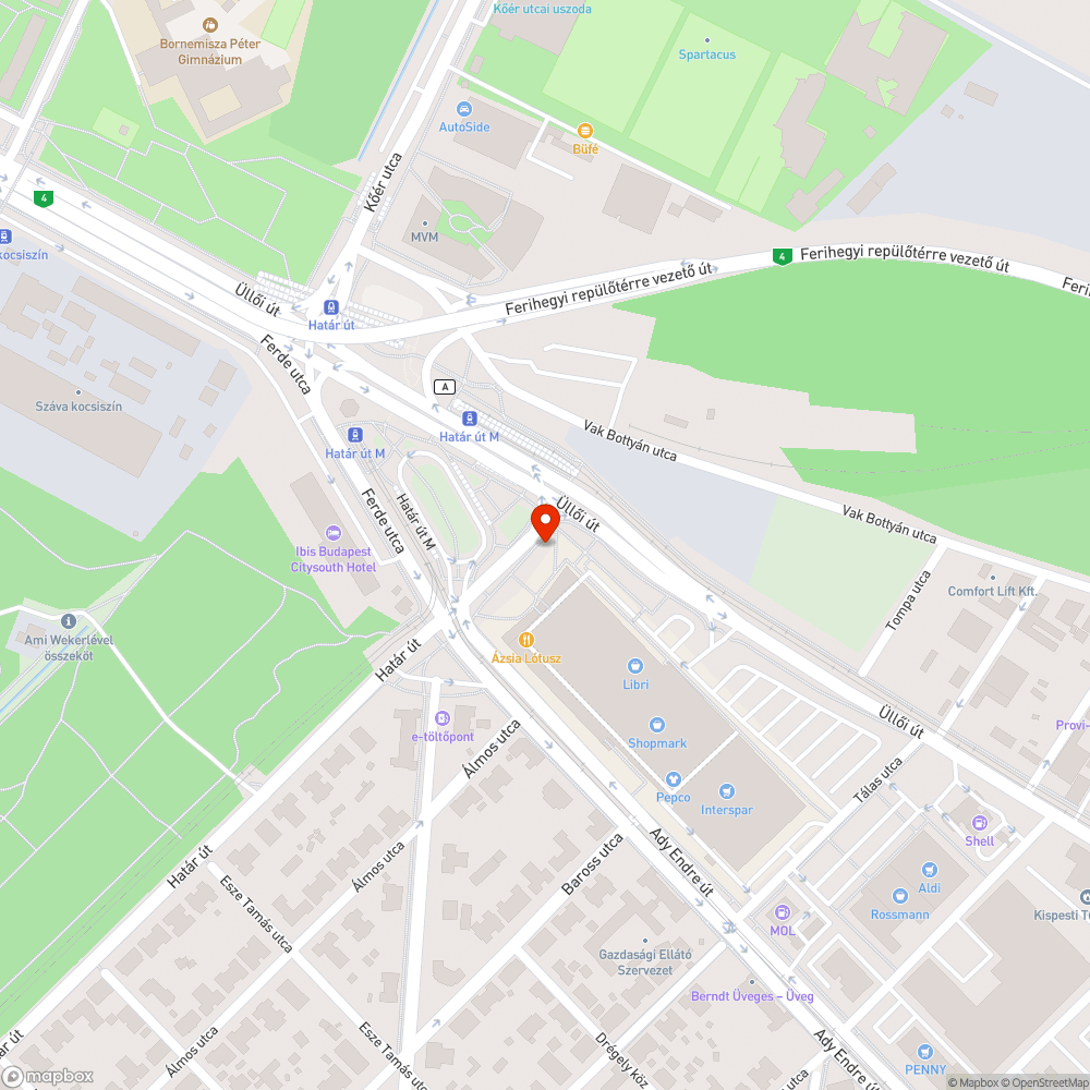 plakát bejelentés helye