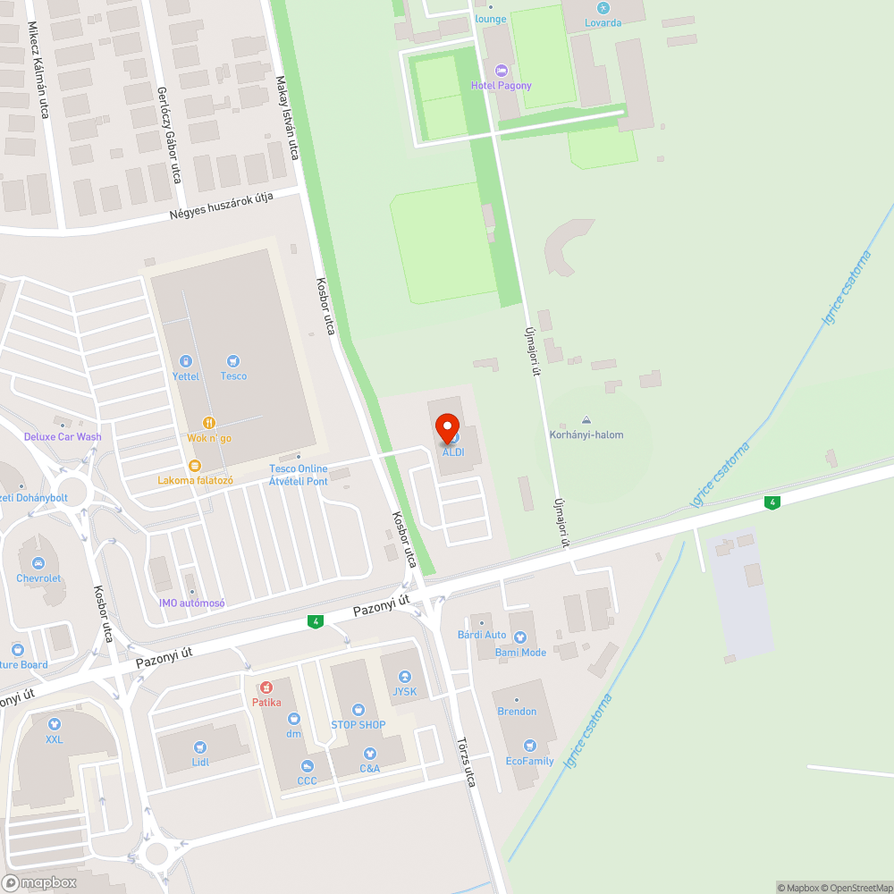 Raktárnak használt kerékpártároló bejelentés helye