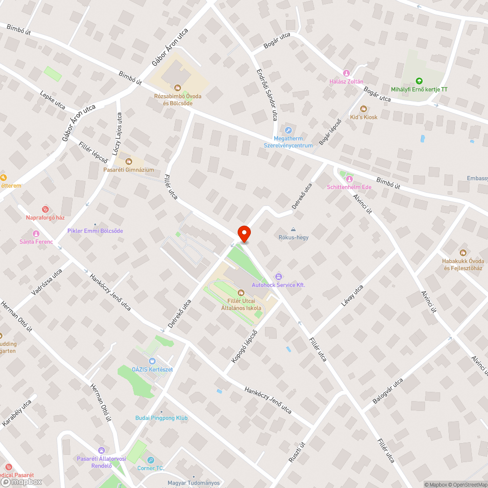 Elhagyott jármű bejelentés helye