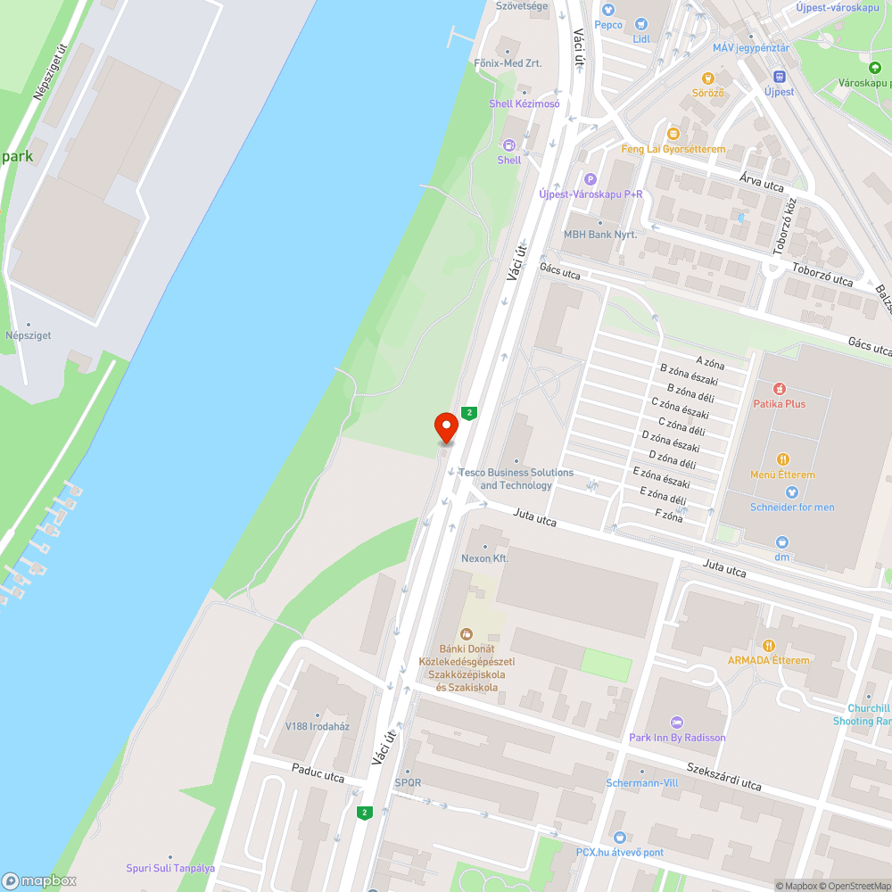 graffitik a Váci úti betonkerítésen és hirdetőtáblán bejelentés helye