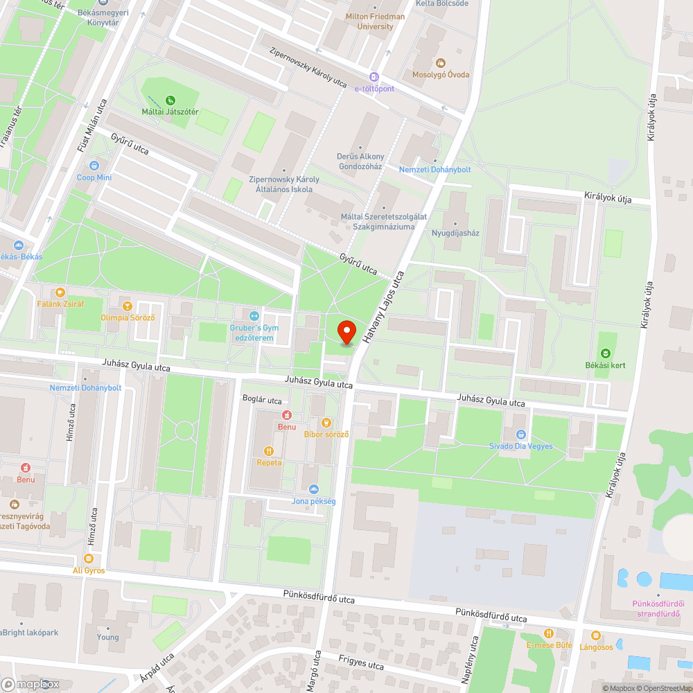 Szemetes autóbuszmegálló bejelentés helye