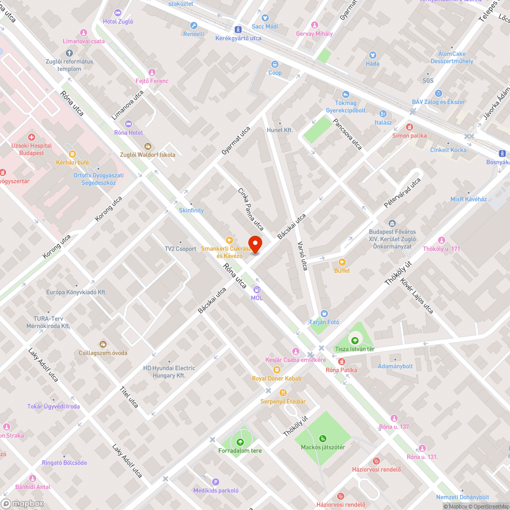 kiszáradt fa bejelentés helye