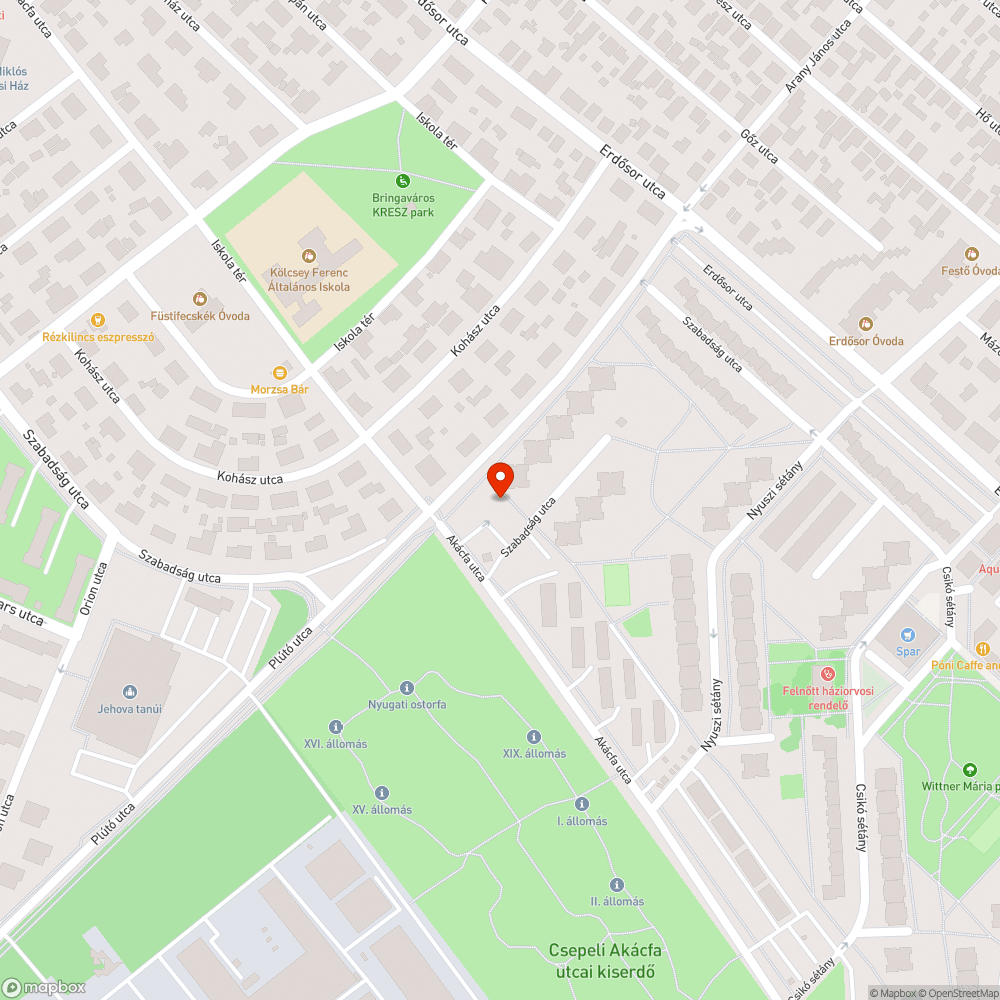 Kilógó vezeték bejelentés helye