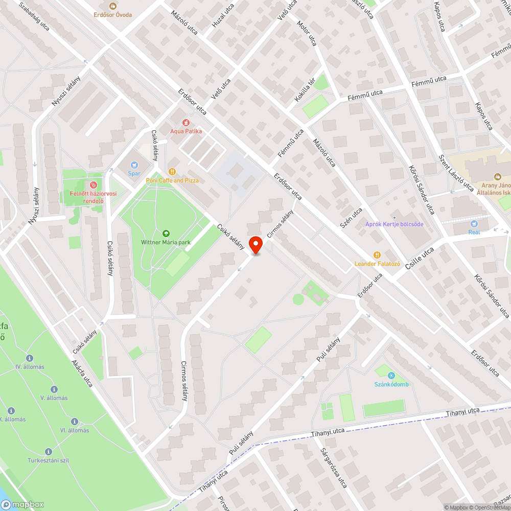 Szemét a kukák körül bejelentés helye