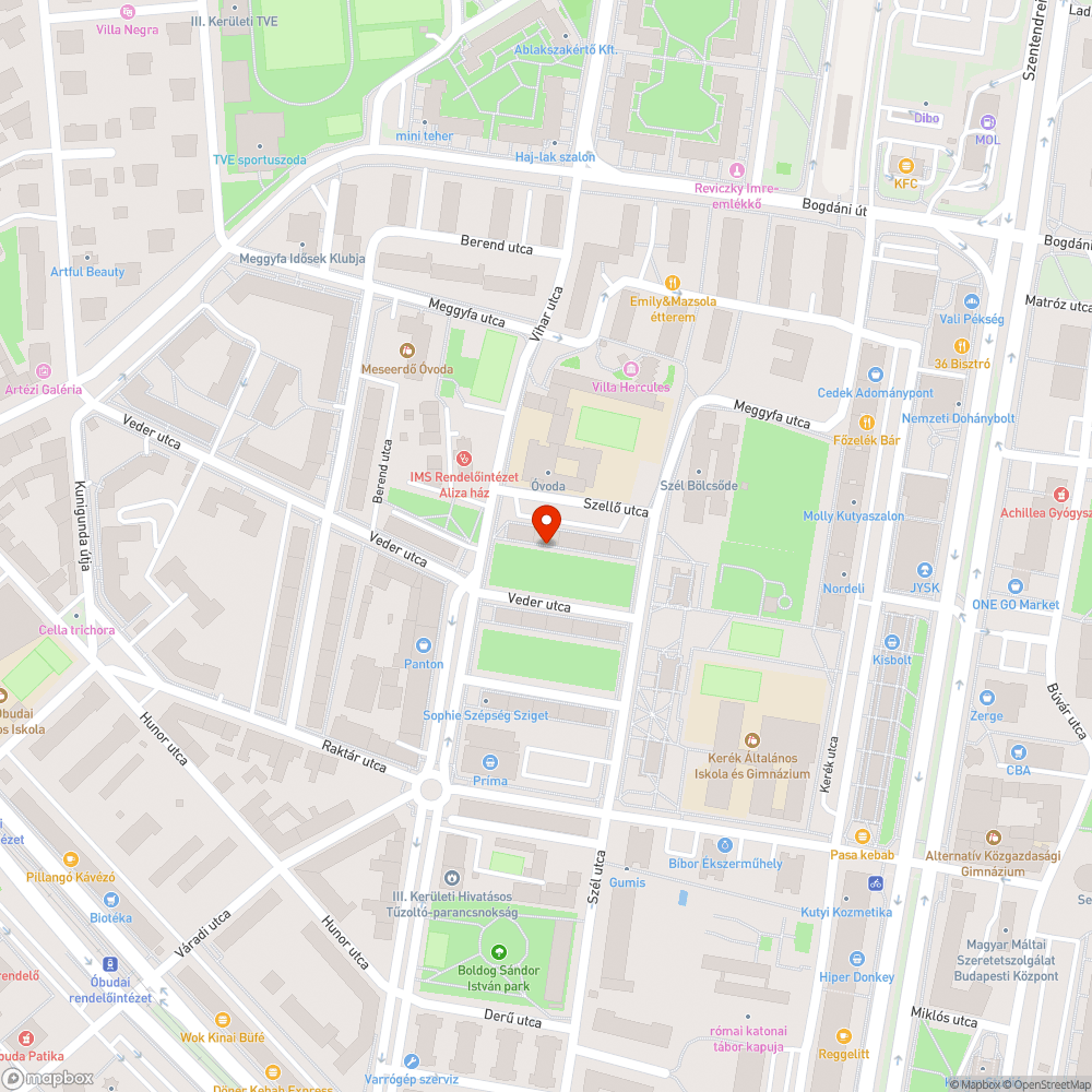 Kiégett közlámpa bejelentés helye