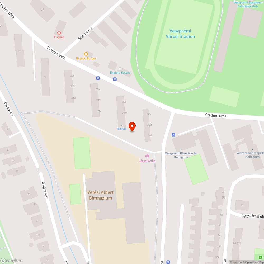 Elhagyott autó bejelentés helye