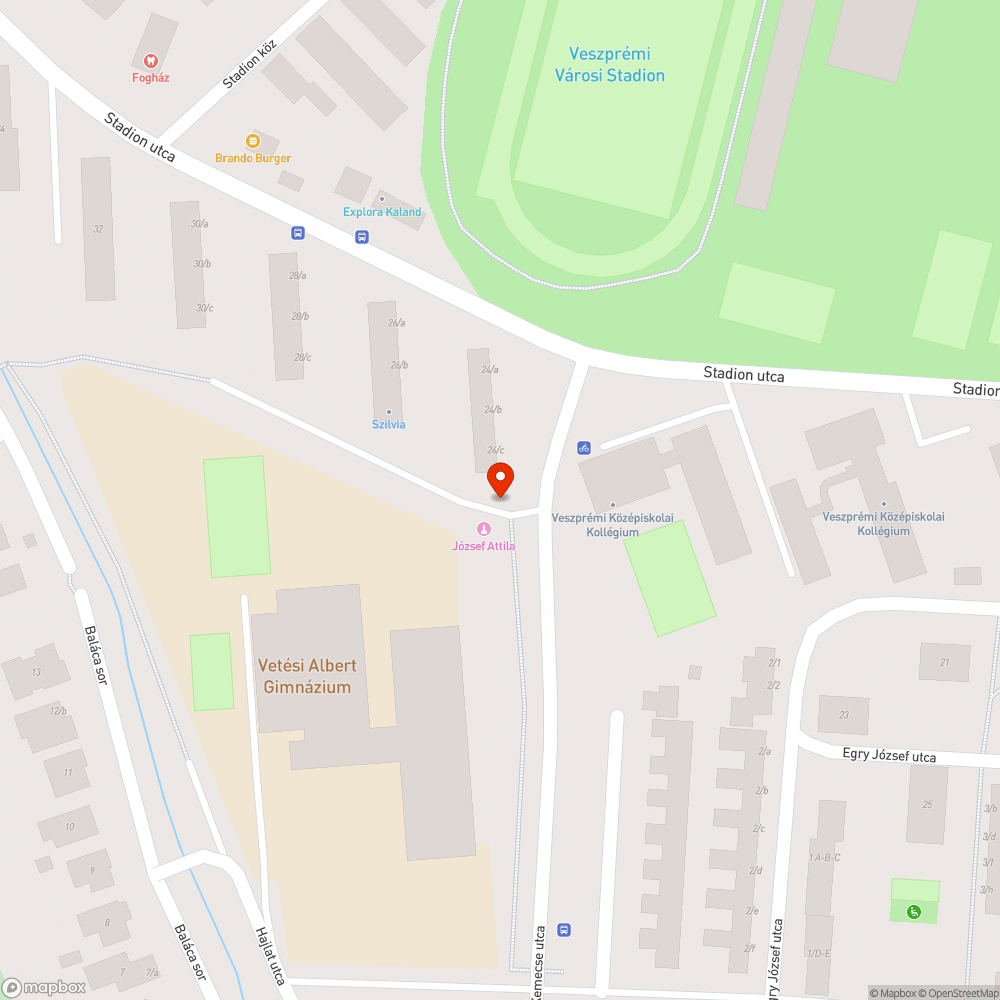 Elhagyott jármű bejelentés helye