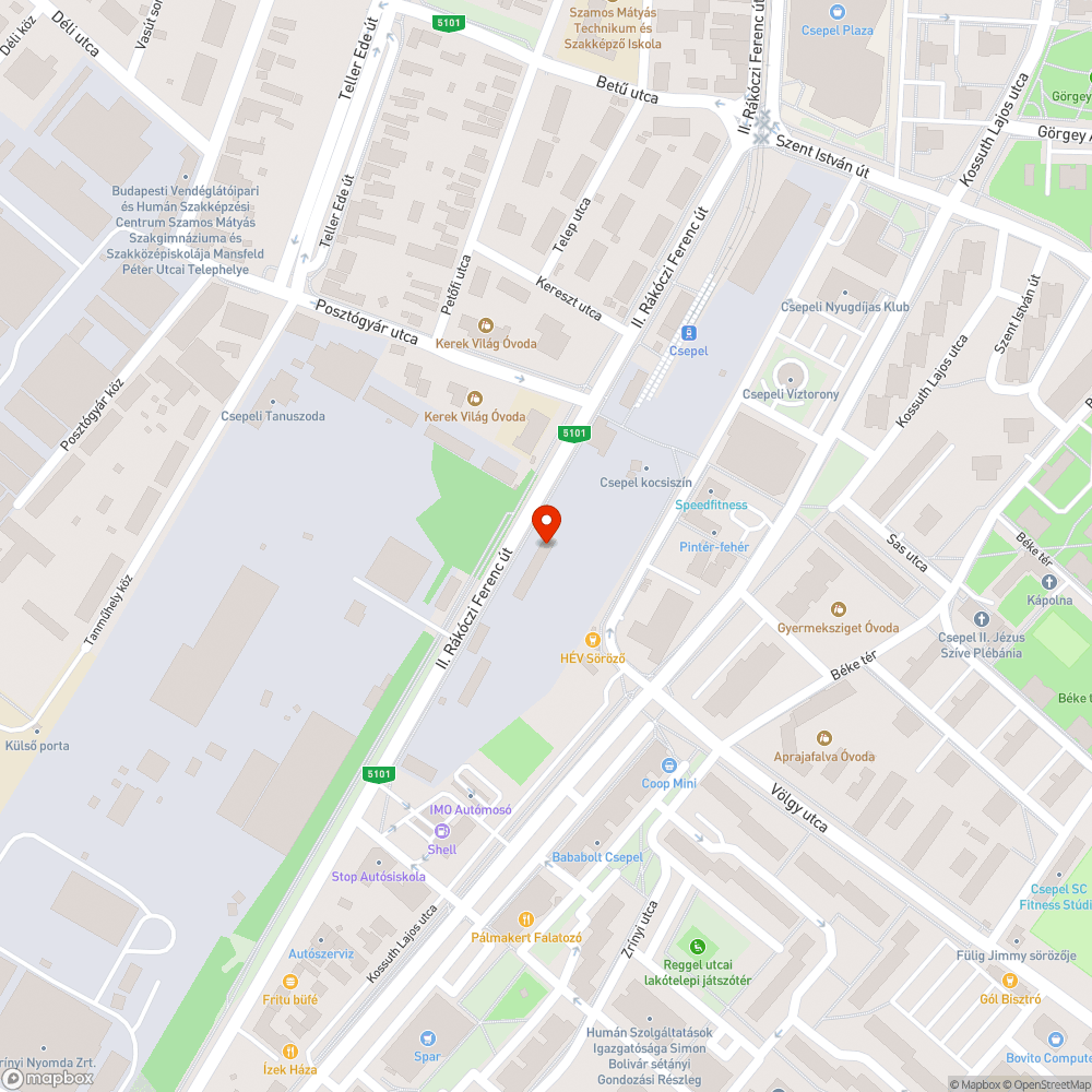 Járdára belógó faágak bejelentés helye