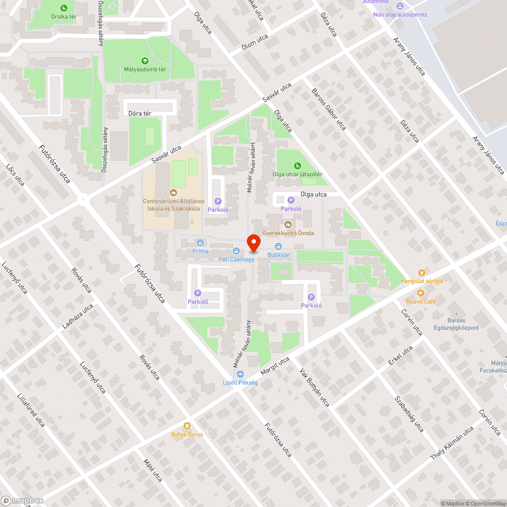 Keréknyomok a zöldfelületeken bejelentés helye