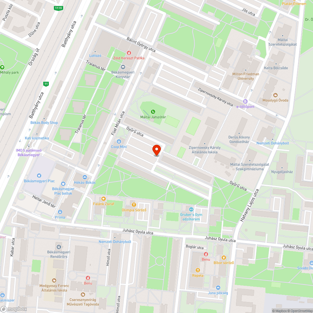 Veszélyes csatornafedél bejelentés helye